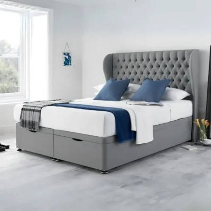 wing ottoman storage bed