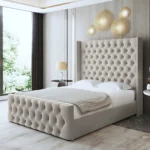 Dusken Wingback Chesterfield Bed