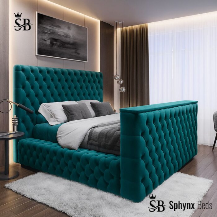 Bespoke Luxury Ambassador Chesterfield TV Bed Frame