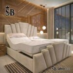 Bespoke Luxury Tower Art Deco Dual Adjustable Electric Bed Frame