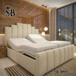 Bespoke Luxury Art Deco Dual Adjustable Electric Bed Frame